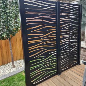 Privacy panel black